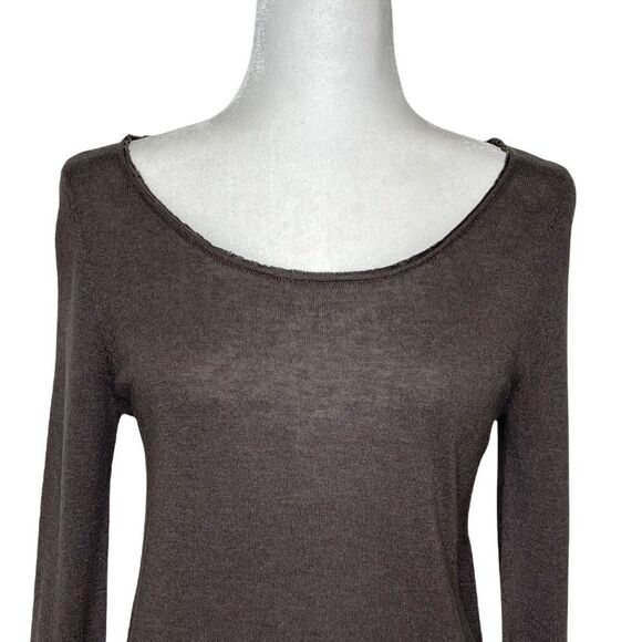 Anthropologie Brown and Olive Layered Top - Picture 2 of 8